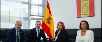 Lucía Ruiz, nueva presidenta de la AVT, se reúne con Santiago Abascal para trasladarle las principales reivindicaciones de las víctimas del terrorismo